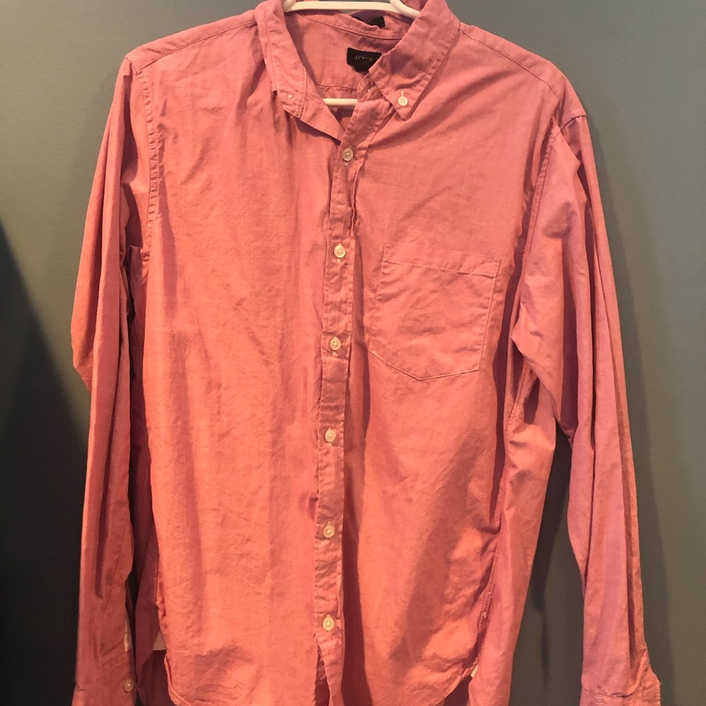 J.Crew Salmon Button Down